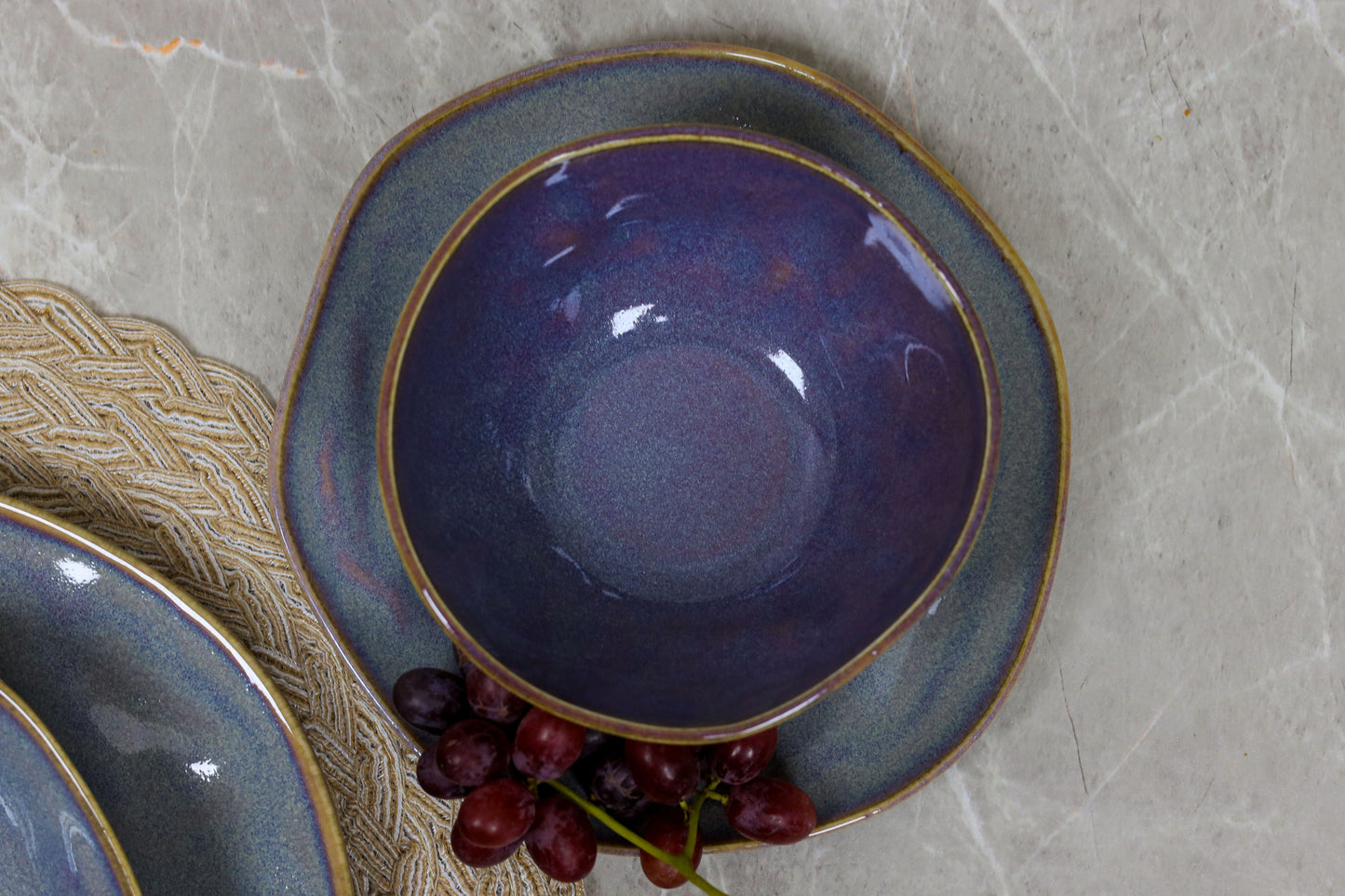 BLUE TERRA dinner set 24 pcs