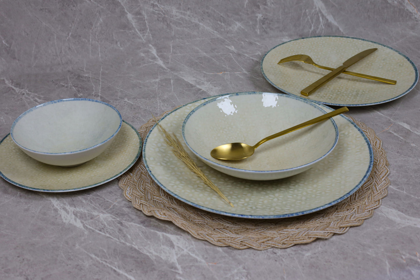 BLUE MIRAGE dinner set 46 pcs