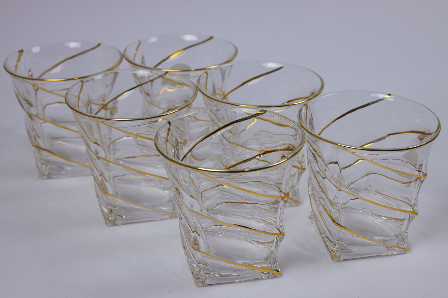 ELIZABETH crystal cups set 12 pcs