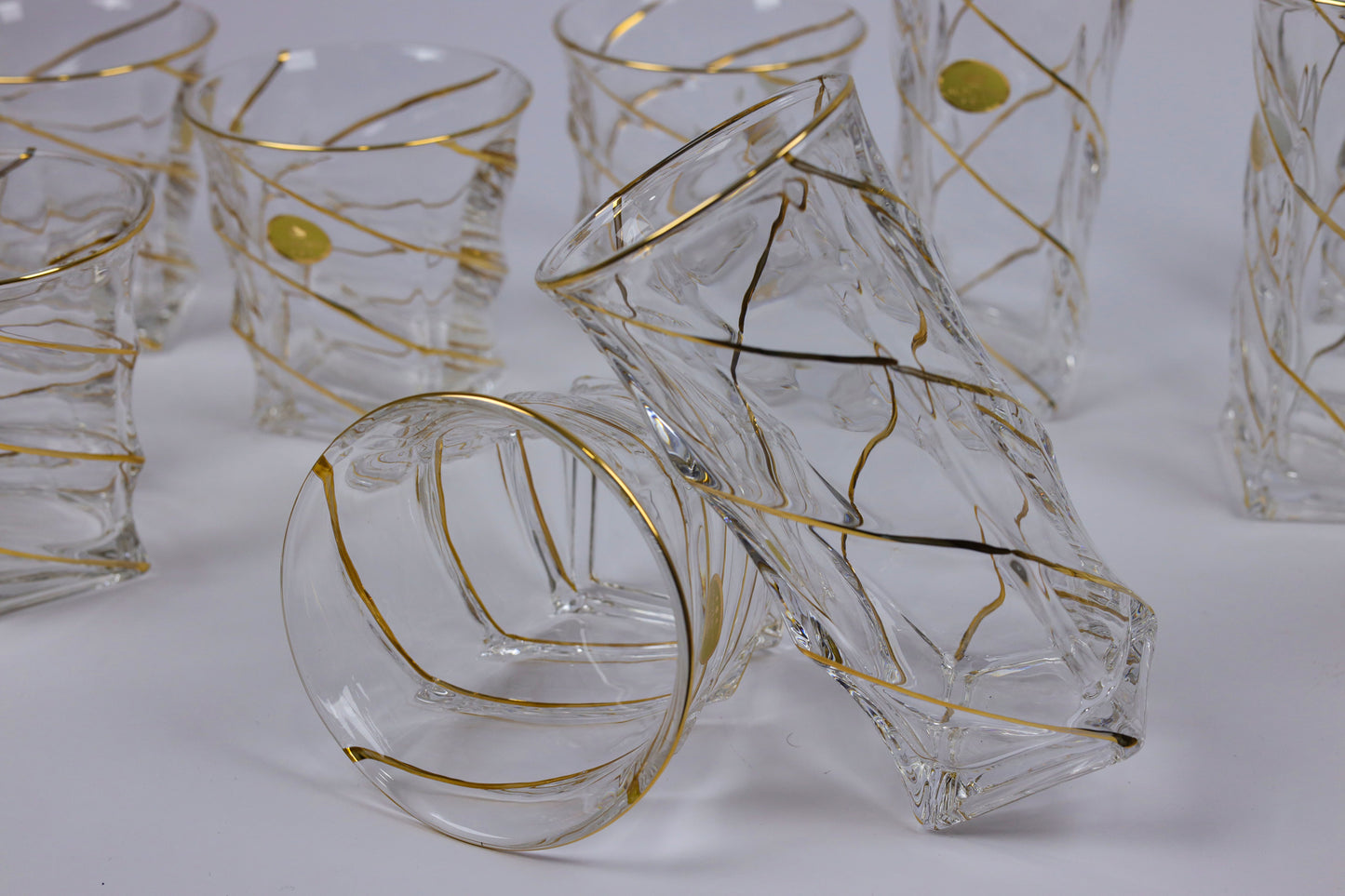 ELIZABETH crystal cups set 12 pcs