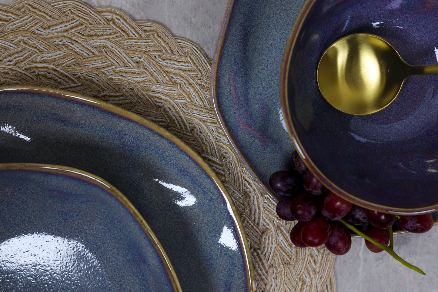 BLUE TERRA dinner set 24 pcs