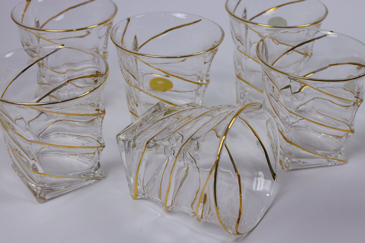 ELIZABETH crystal cups set 12 pcs