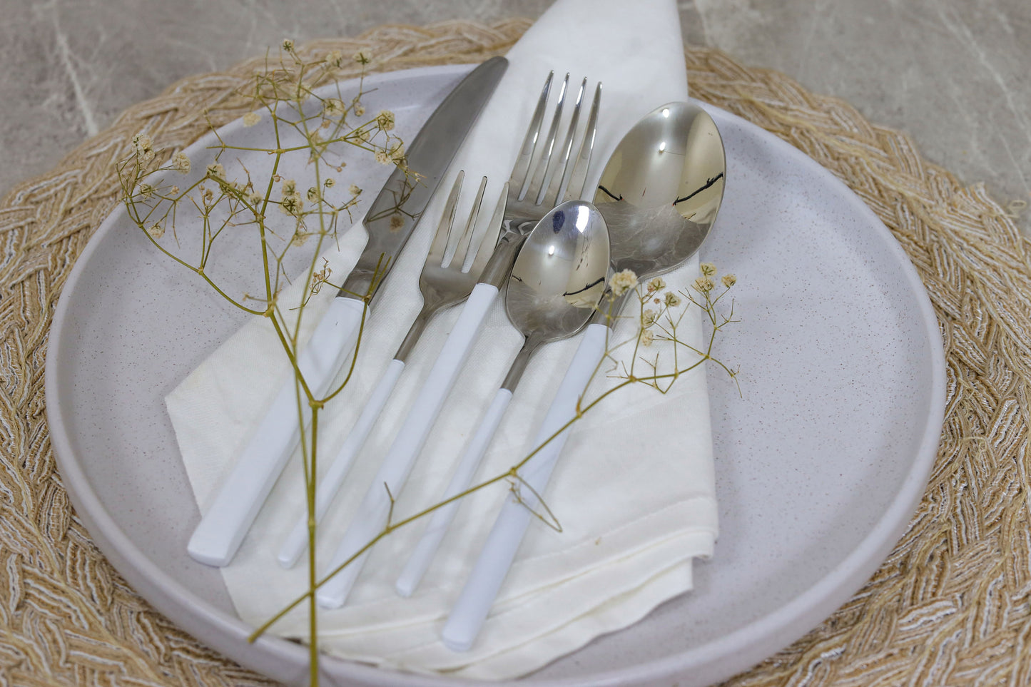 WHITE IMPERIAL spoons set 30 pcs