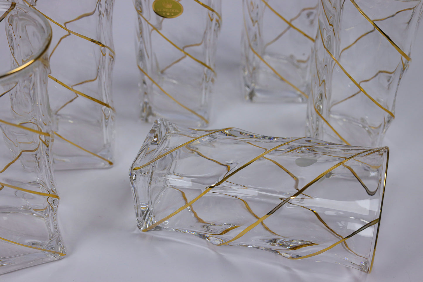 ELIZABETH crystal cups set 12 pcs