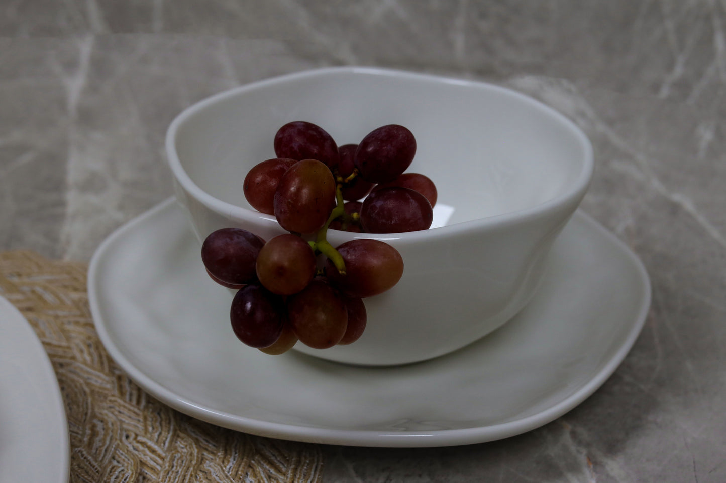 WHITE TERRA 24 pcs dinner set