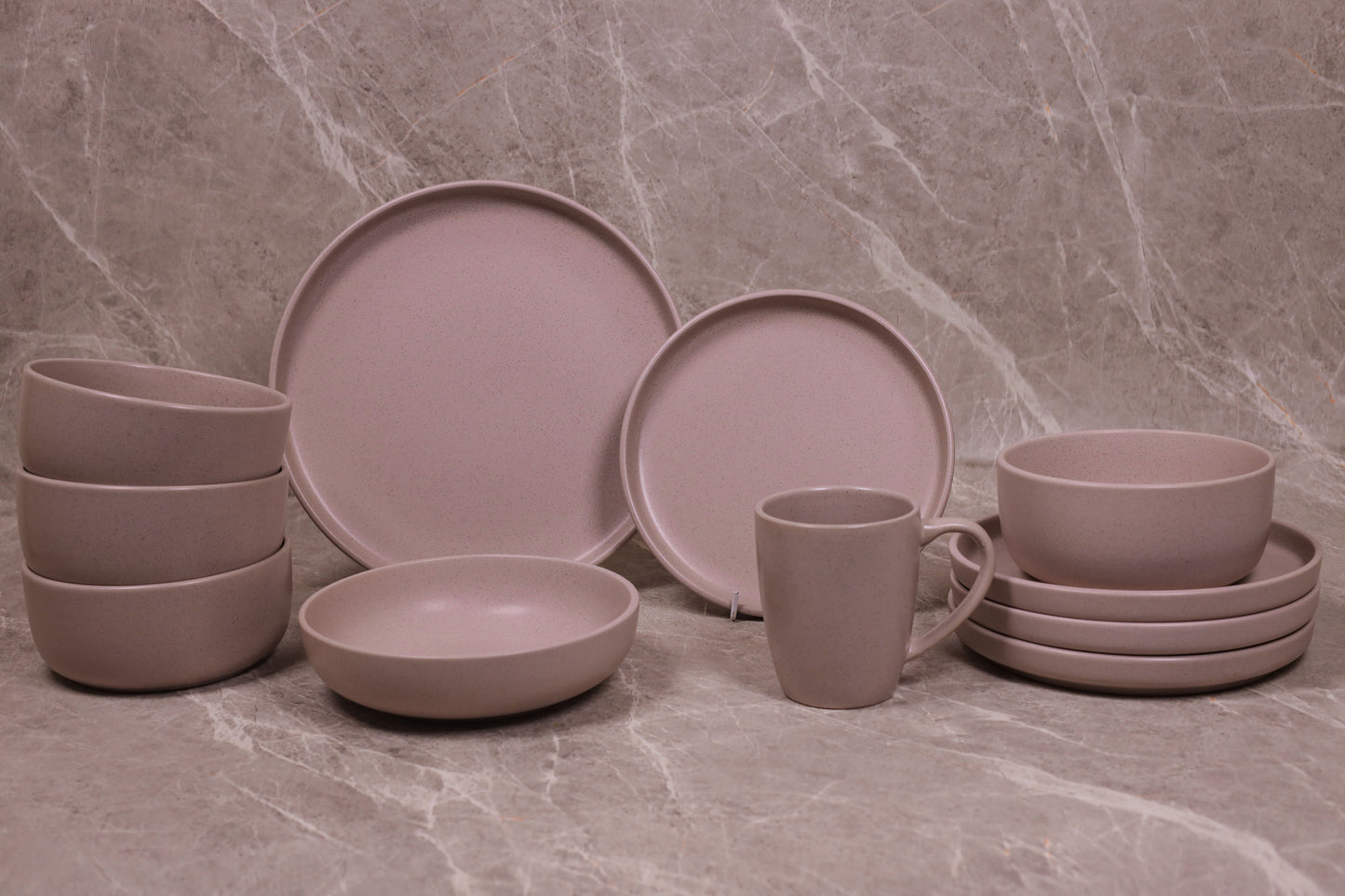 ROSY BROWN GAIA dinner set 30 pcs