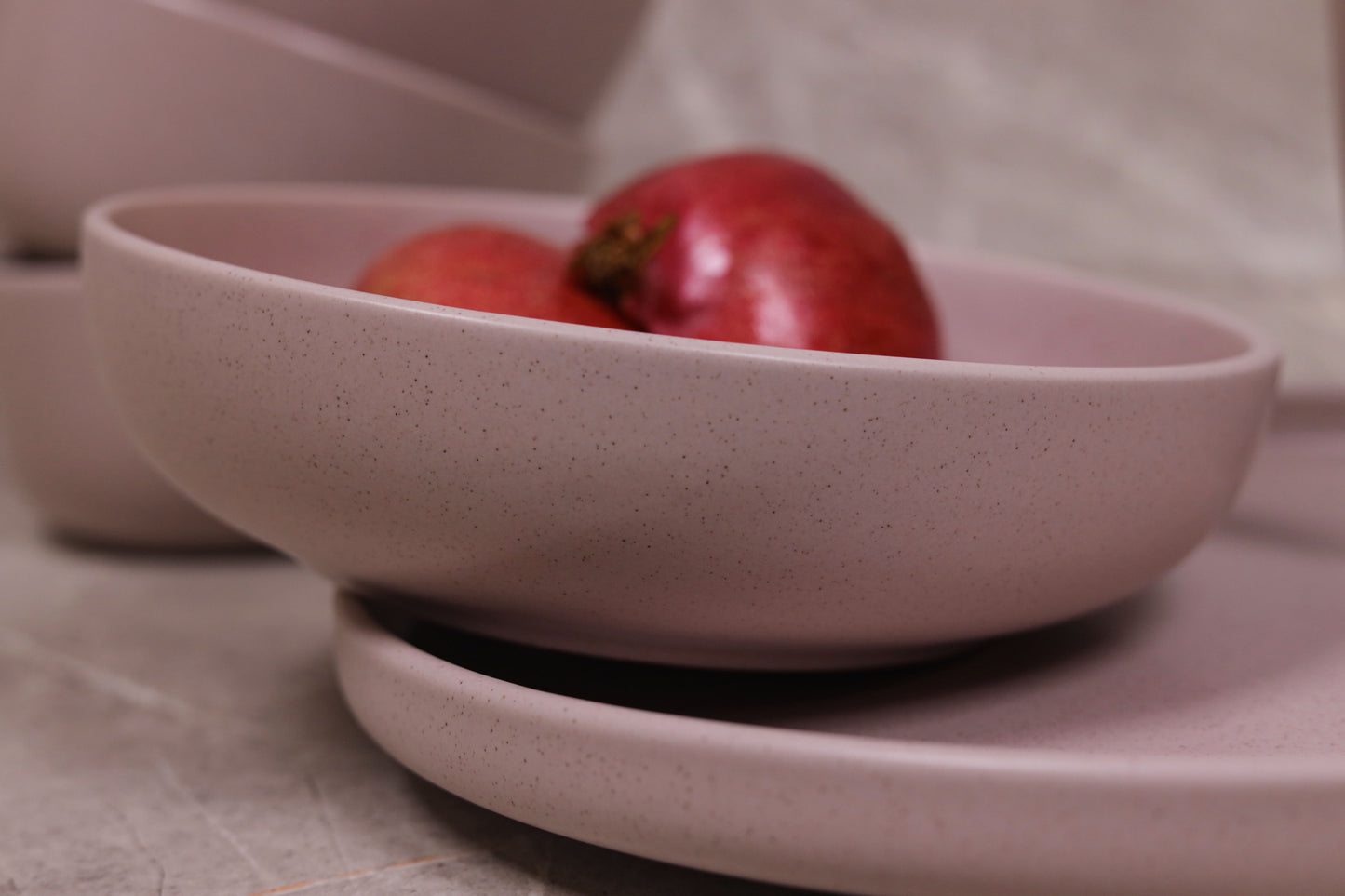 ROSY BROWN GAIA dinner set 30 pcs
