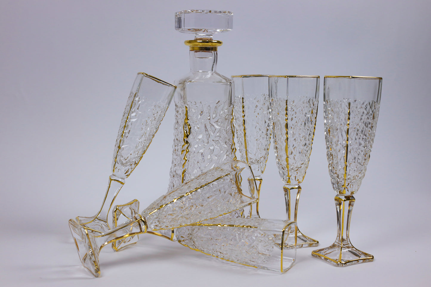 ELVIRA crystal liquor set 7 pcs