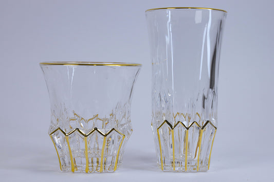 FLORIANA crystal cups set 12 pcs