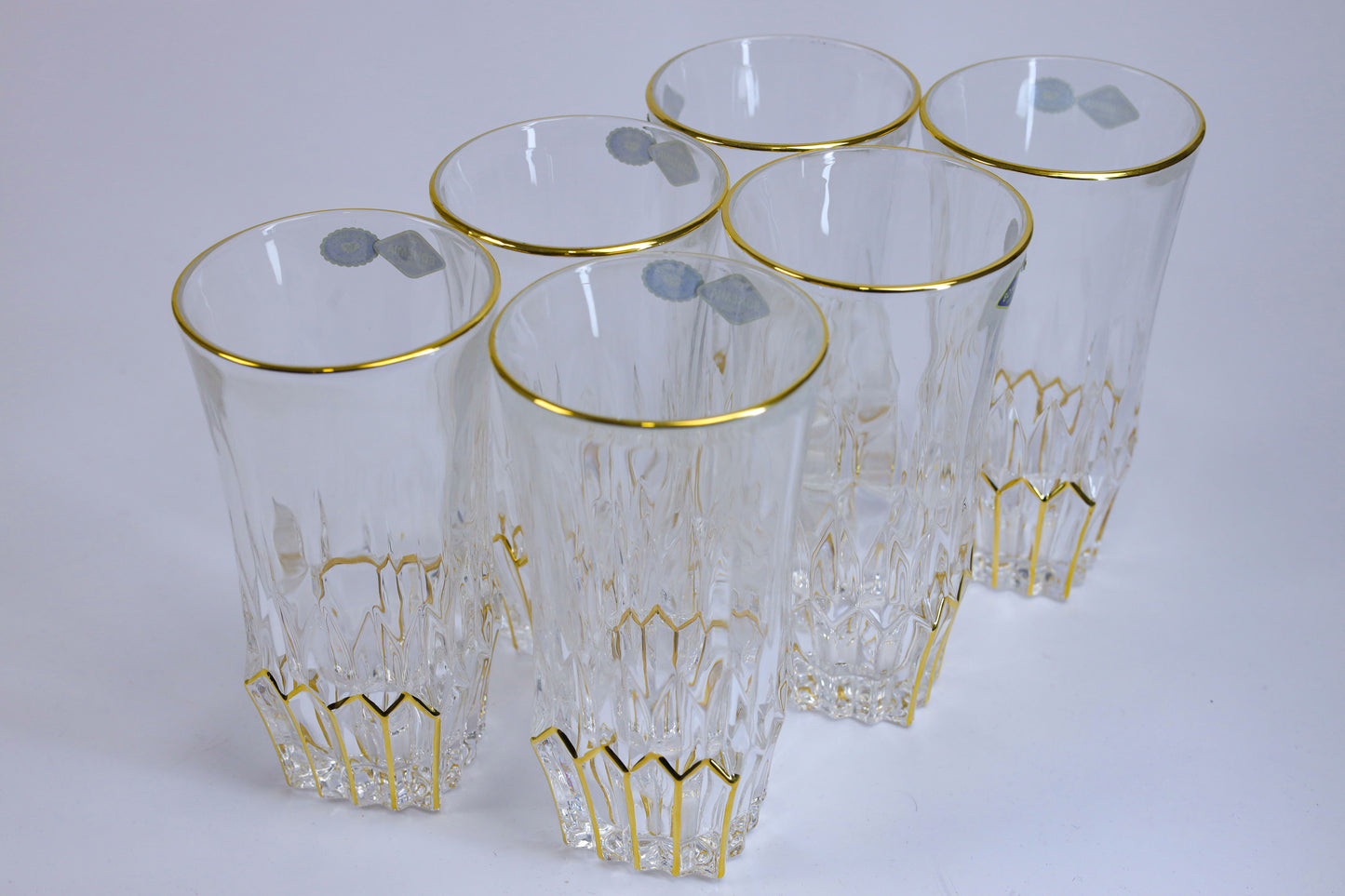 FLORIANA crystal cups set 12 pcs