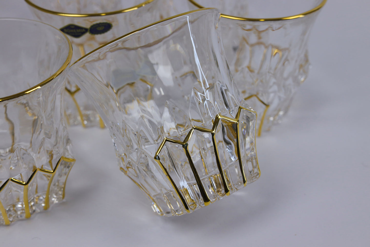 FLORIANA crystal cups set 12 pcs