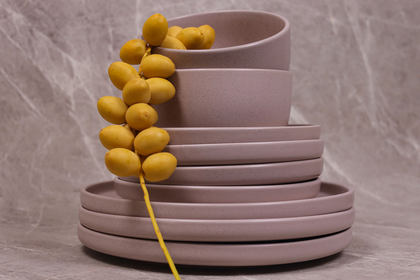 ROSY BROWN GAIA dinner set 30 pcs