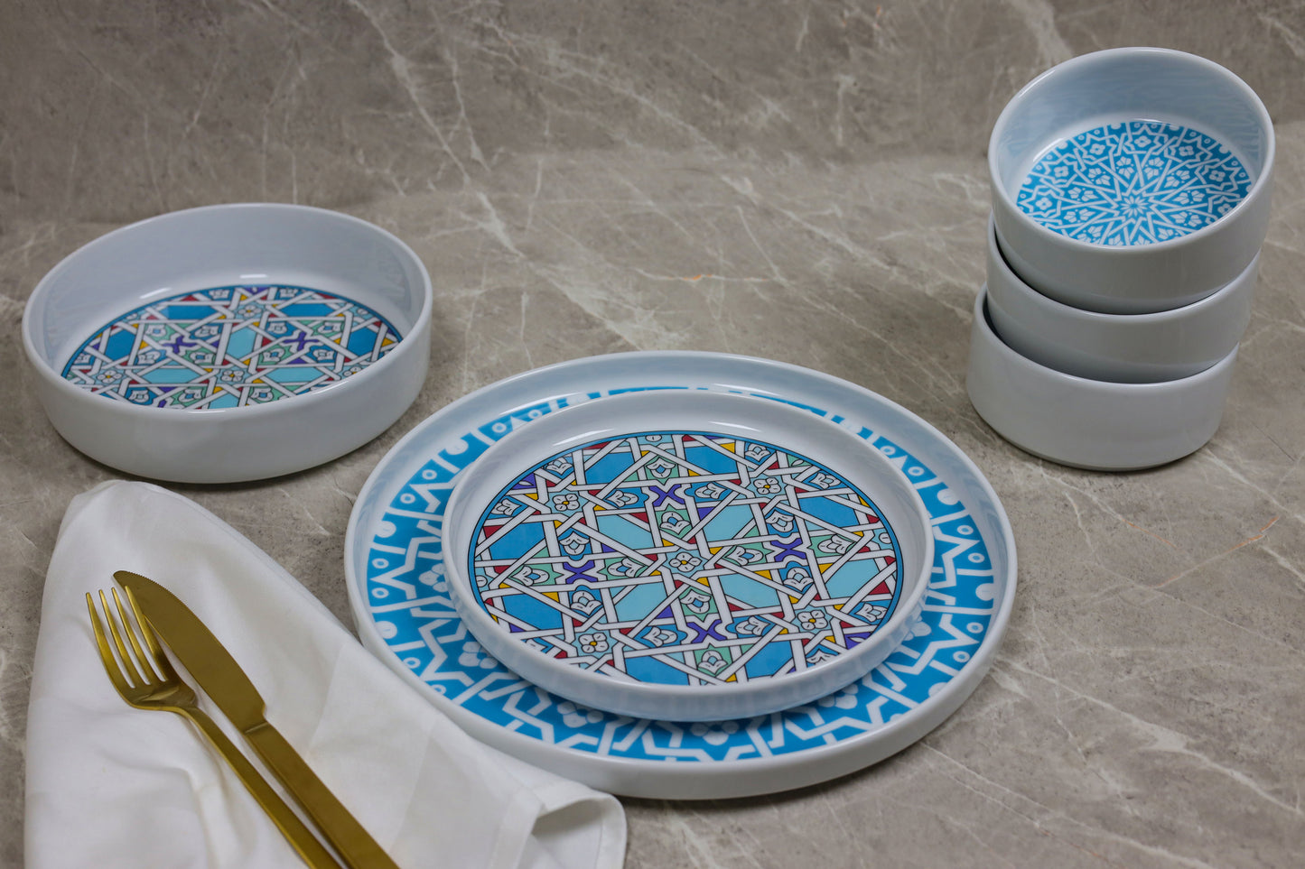 ISLAMIC dinner set 24 pcs