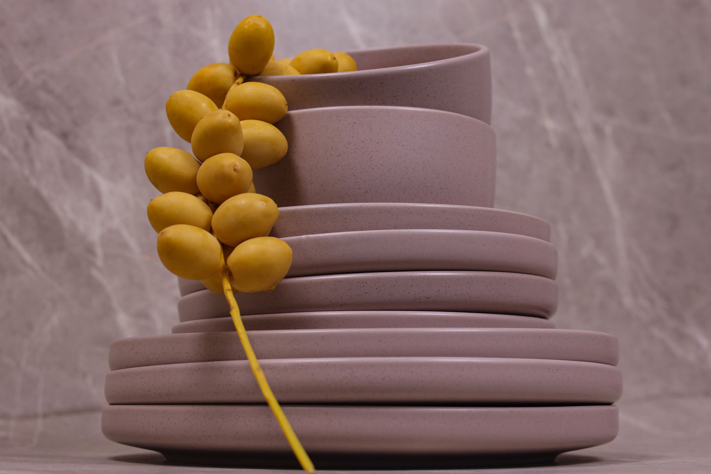 ROSY BROWN GAIA dinner set 30 pcs