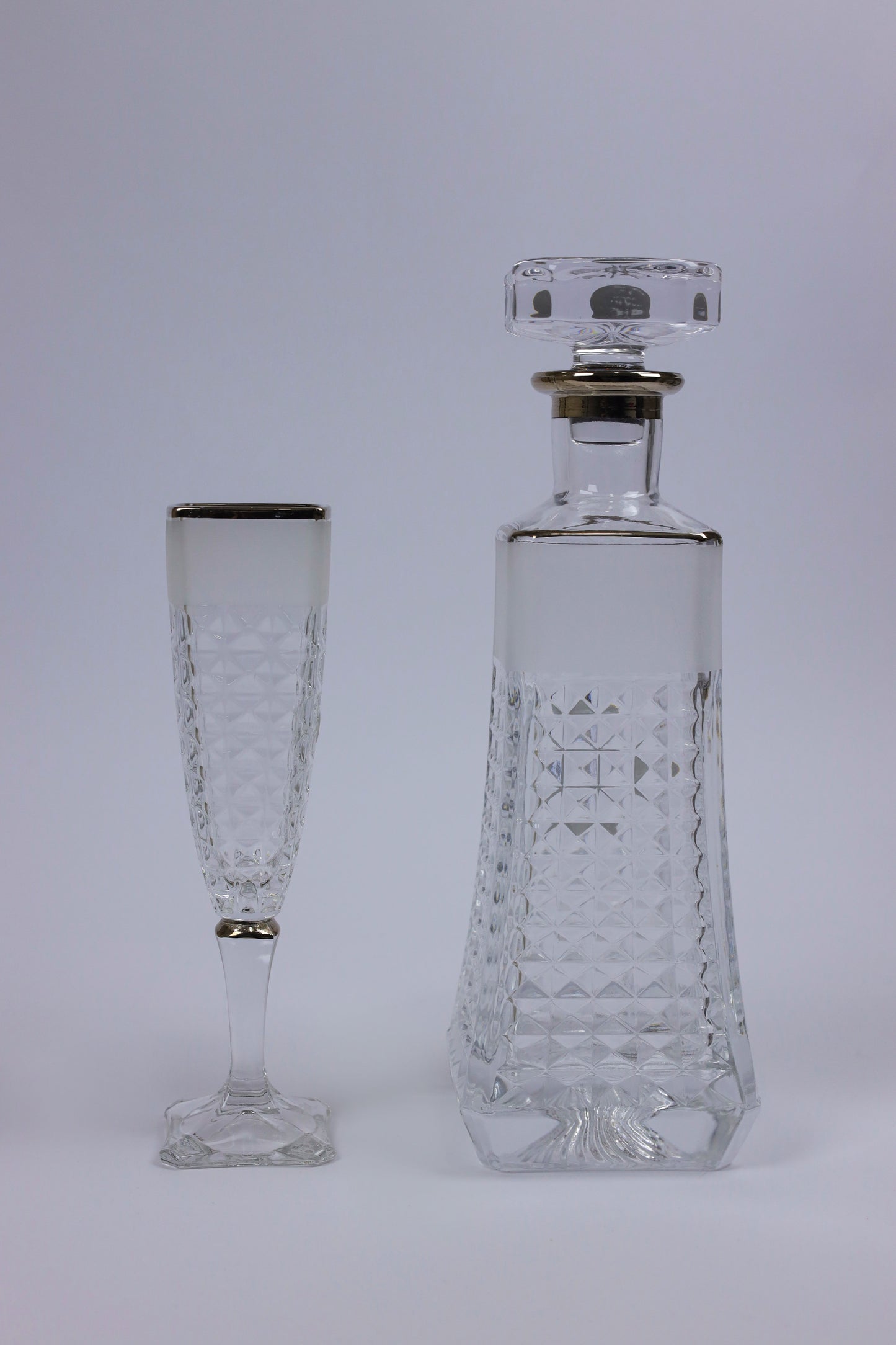 ARABELLA (silver) crystal liquor set 7 pcs