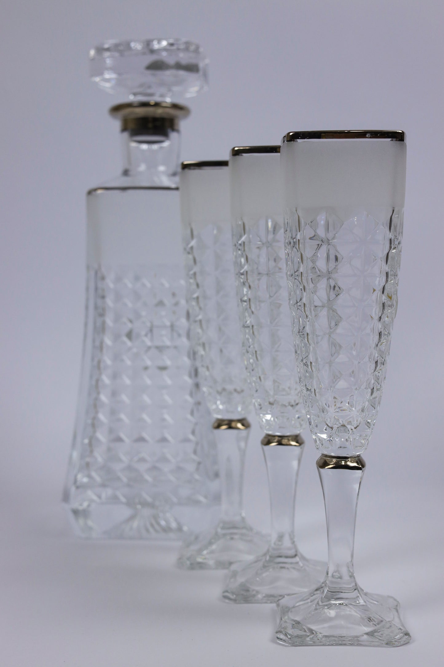 ARABELLA (silver) crystal liquor set 7 pcs