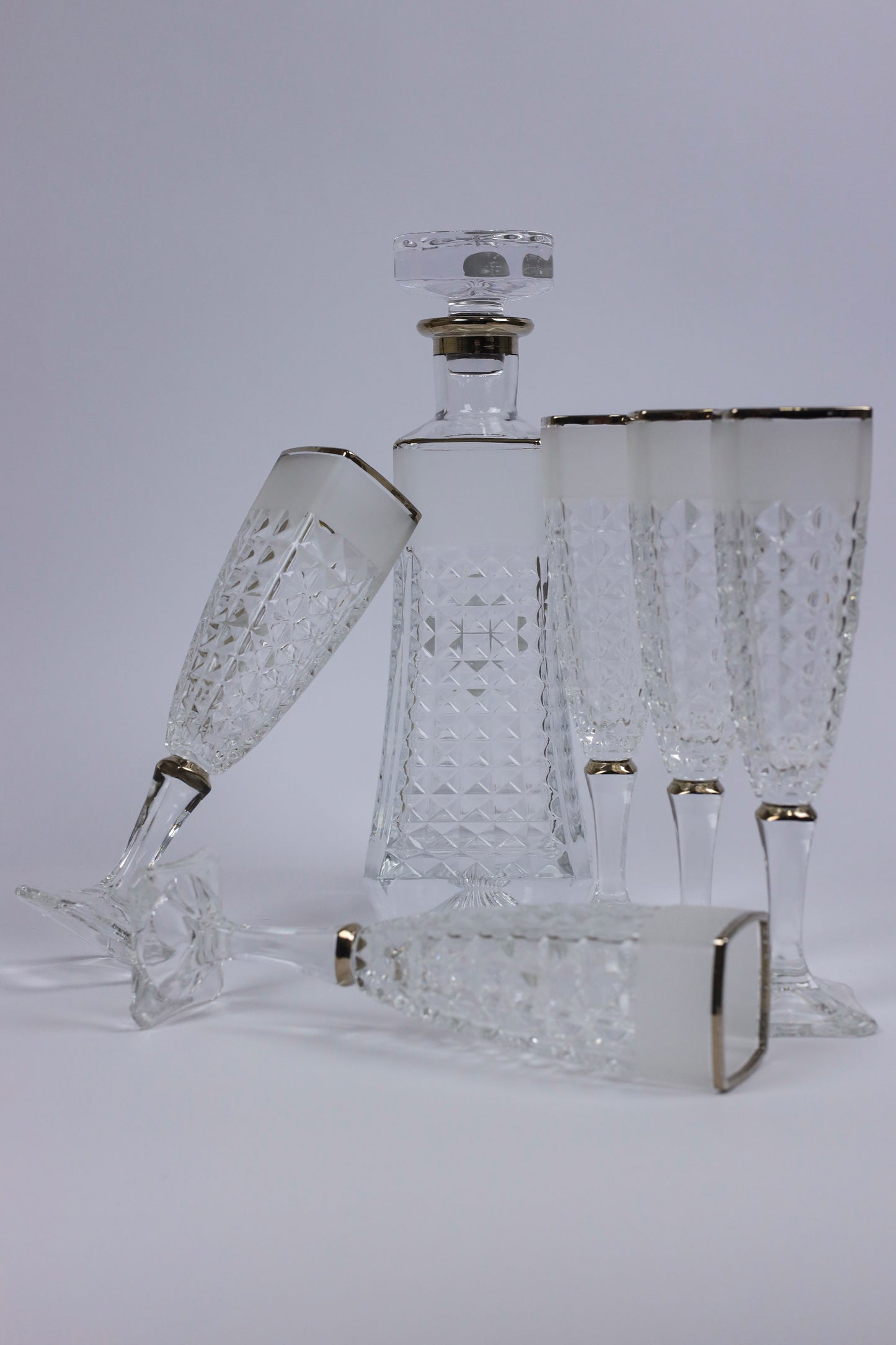 ARABELLA (silver) crystal liquor set 7 pcs