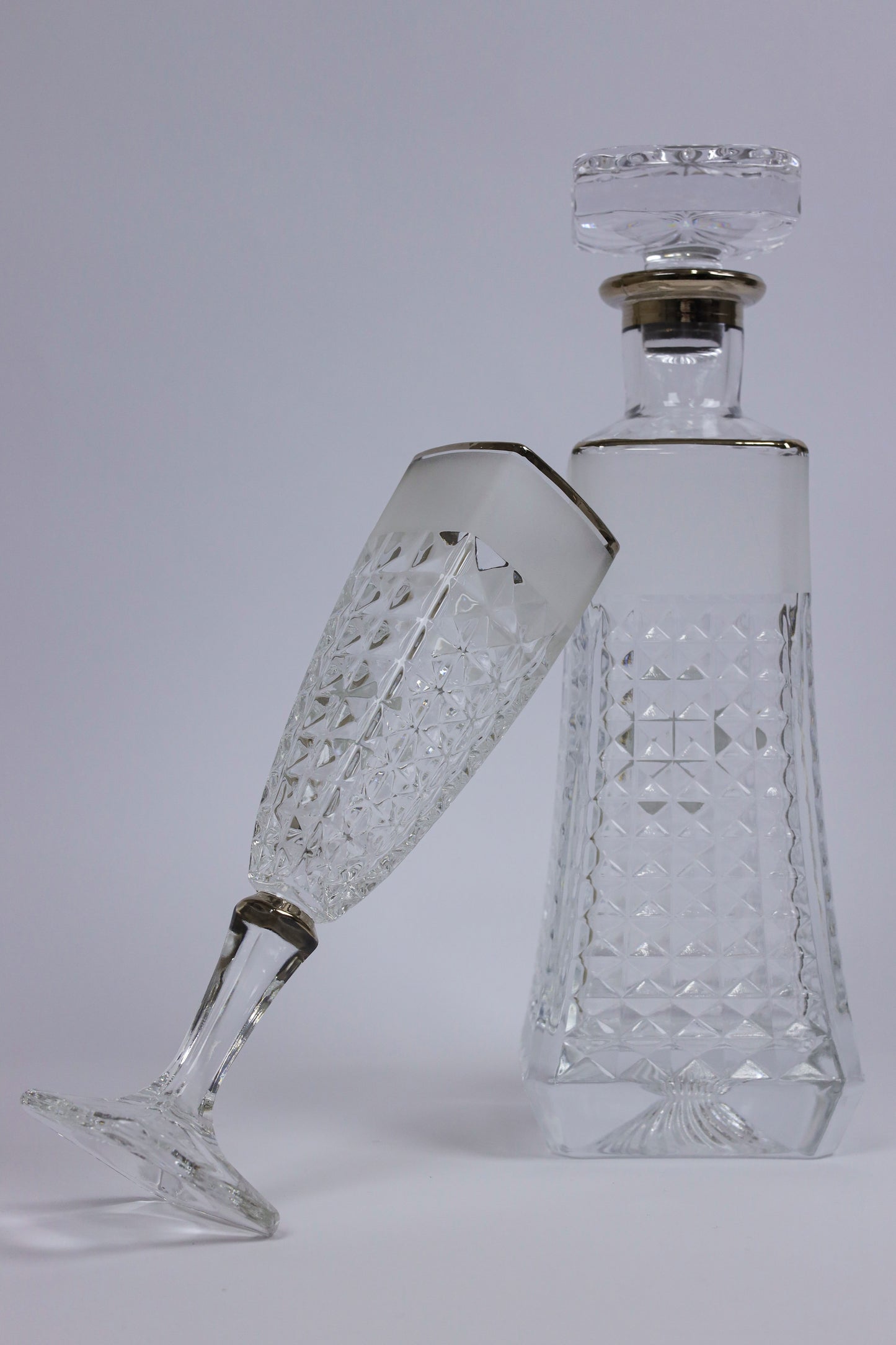 ARABELLA (silver) crystal liquor set 7 pcs