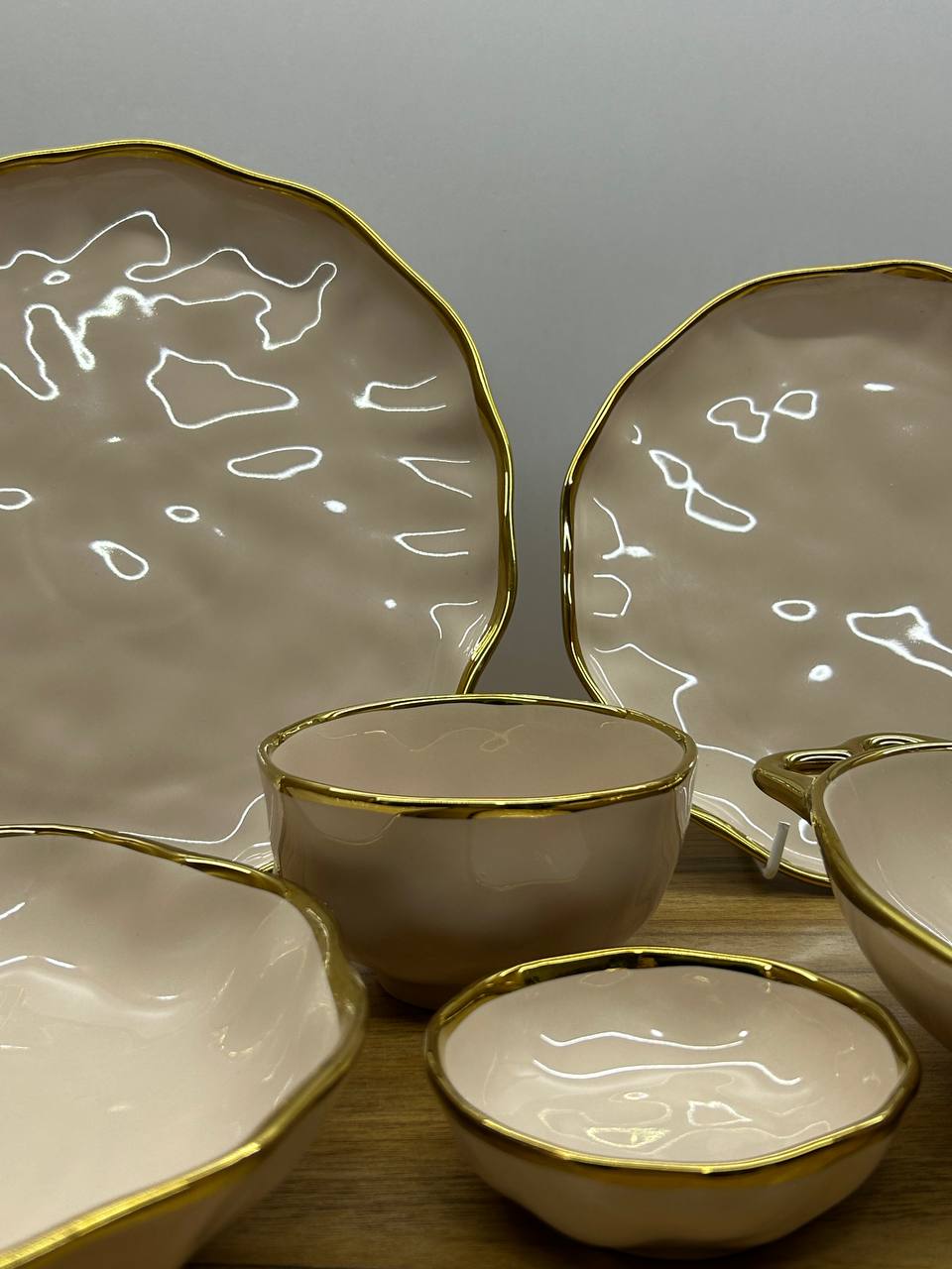 BEIGE LUNA dinner set 30 pcs