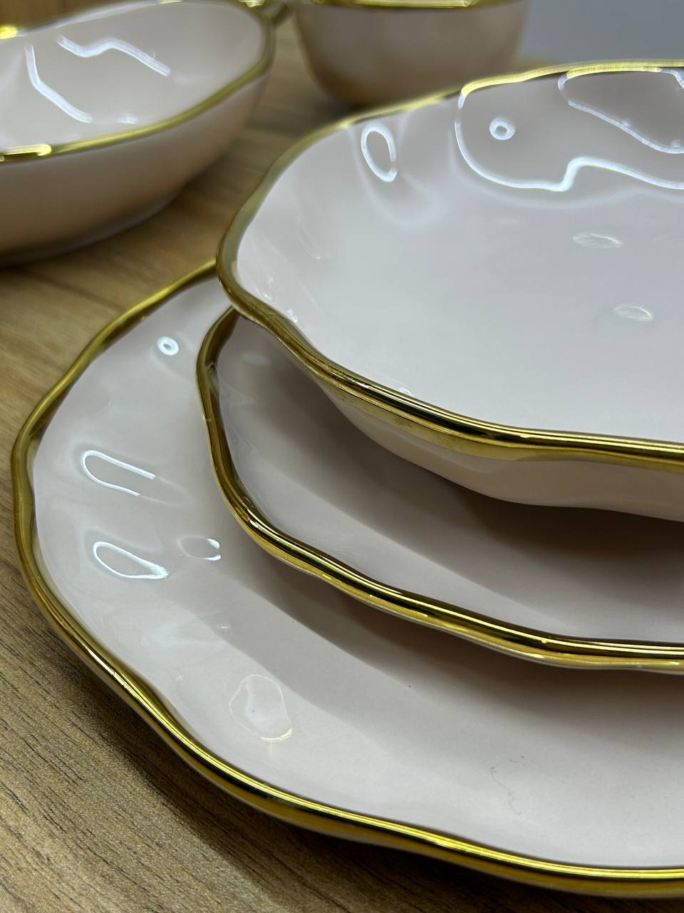 BEIGE LUNA dinner set 30 pcs