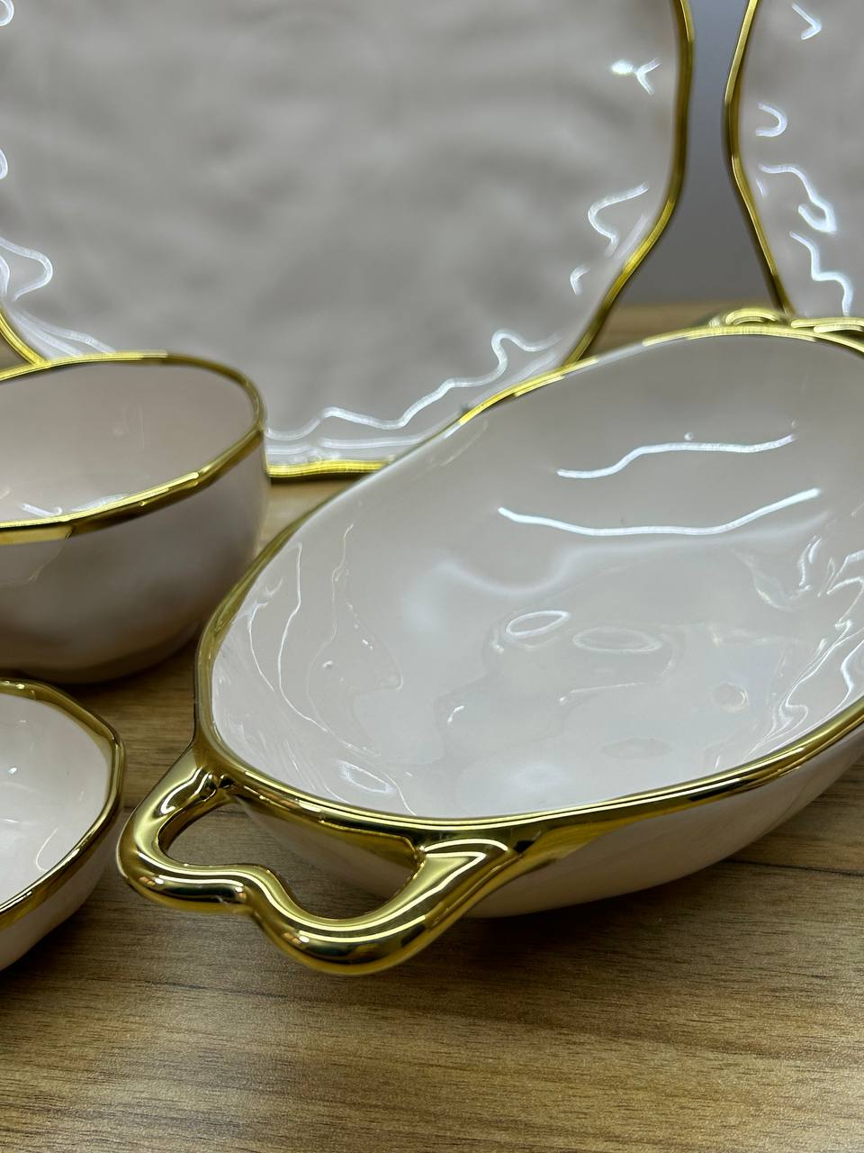 BEIGE LUNA dinner set 30 pcs