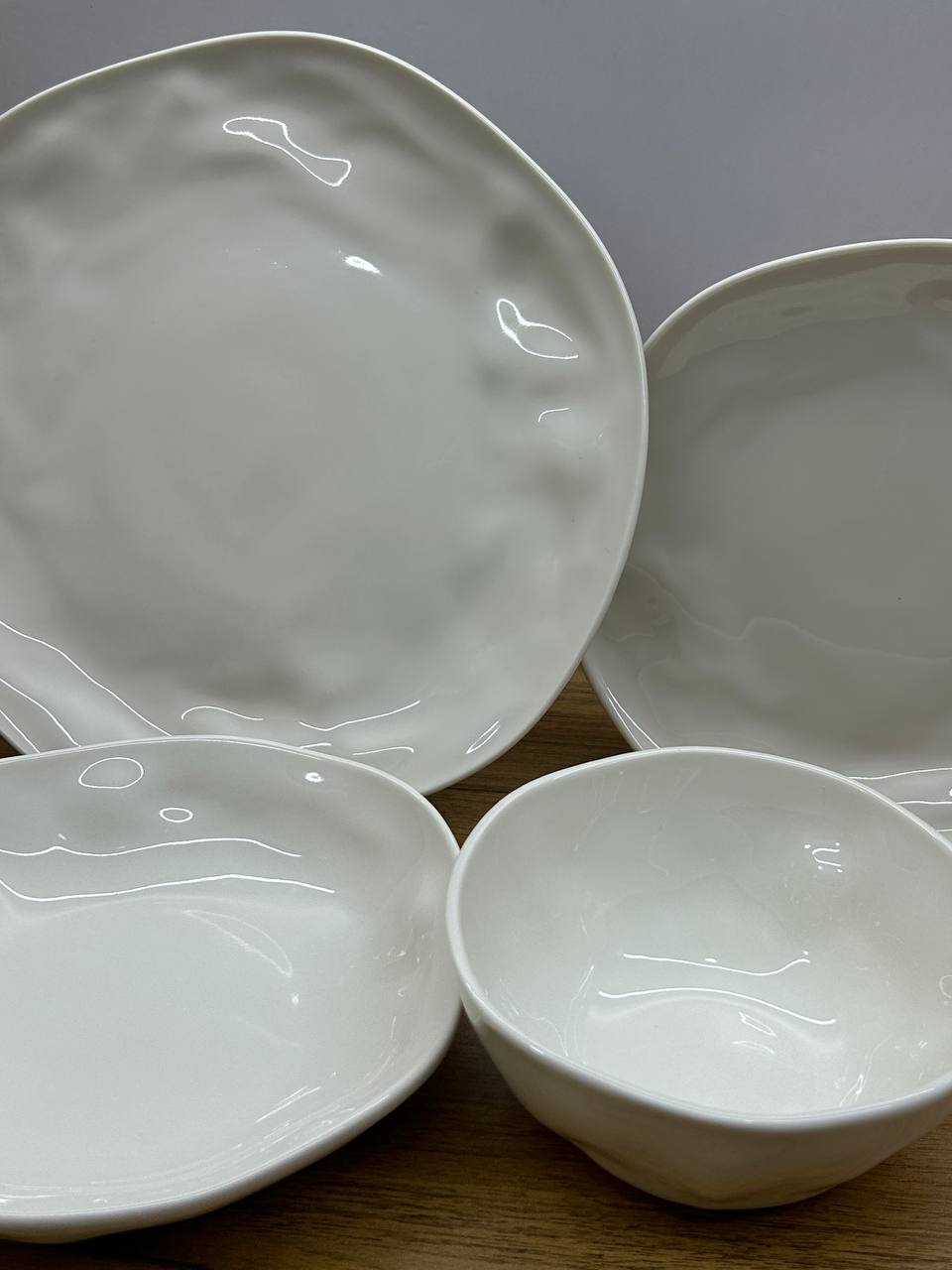 WHITE TERRA 24 pcs dinner set