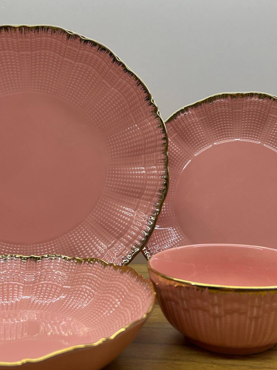 ROSE SEASHELL dinner set 24 pcs