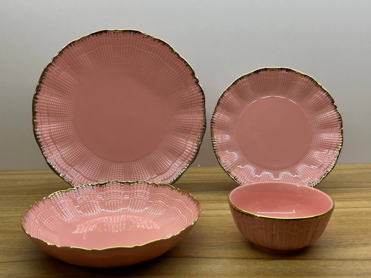 ROSE SEASHELL dinner set 24 pcs