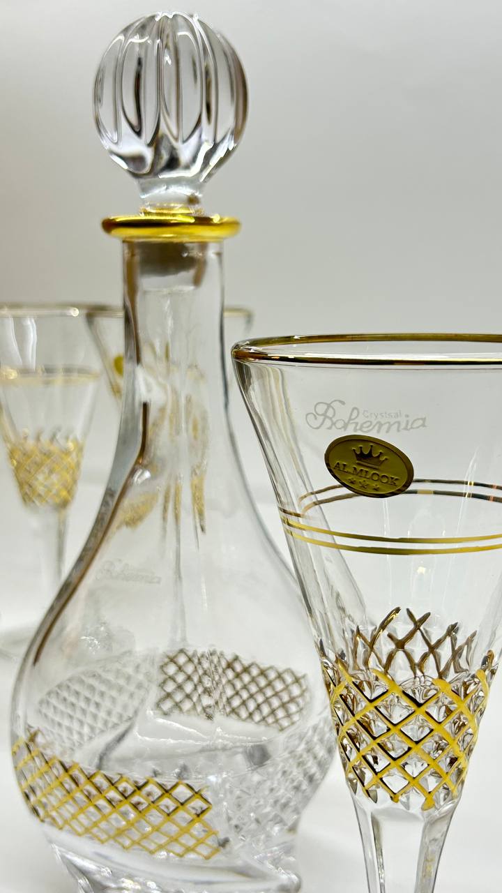 JULIANA crystal liquor set 7 pcs