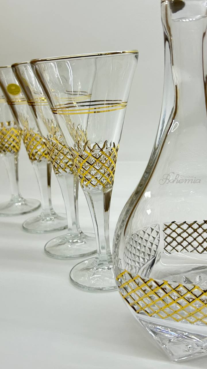 JULIANA crystal liquor set 7 pcs