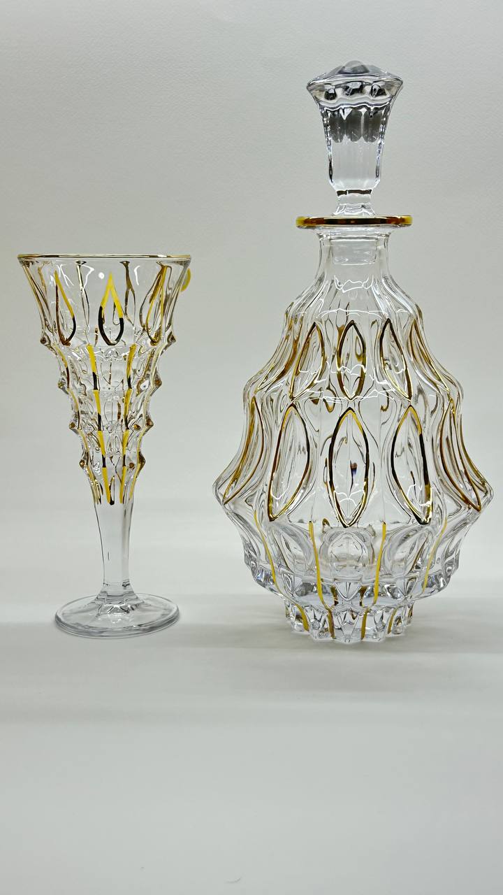 LOUISA crystal liquor set 7 pcs