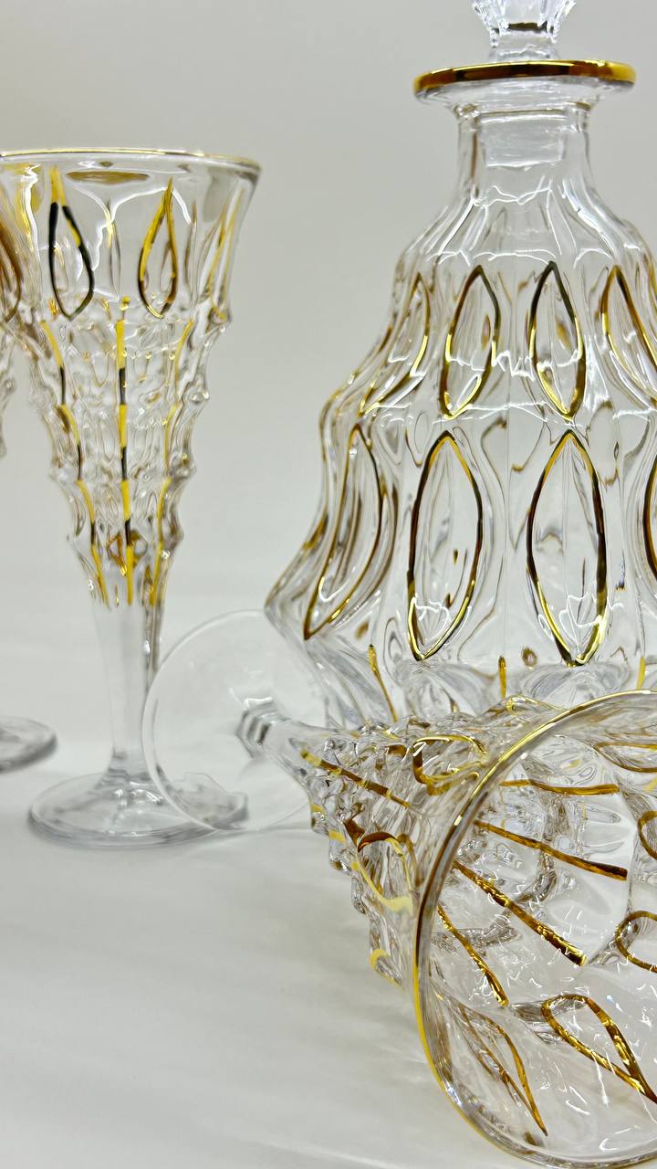 LOUISA crystal liquor set 7 pcs