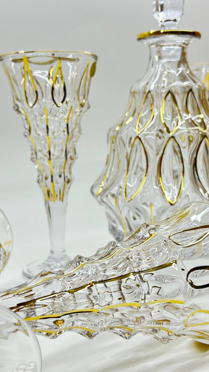 LOUISA crystal liquor set 7 pcs