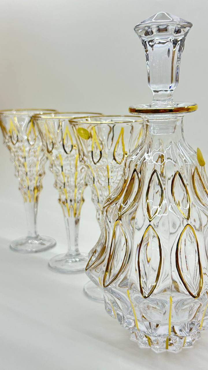 LOUISA crystal liquor set 7 pcs