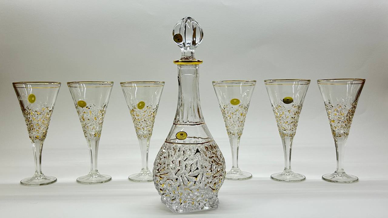 ISABELLA crystal liquor set 7 pcs