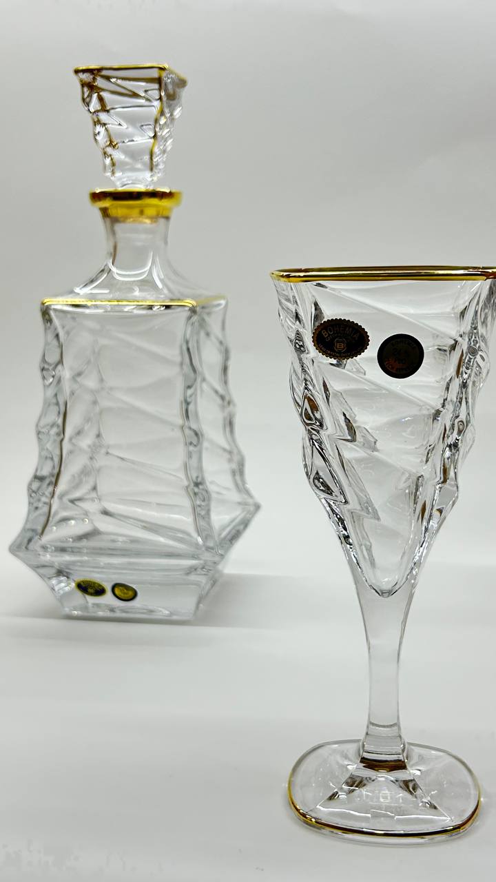 ALEXANDRA crystal liquor set 7 pcs