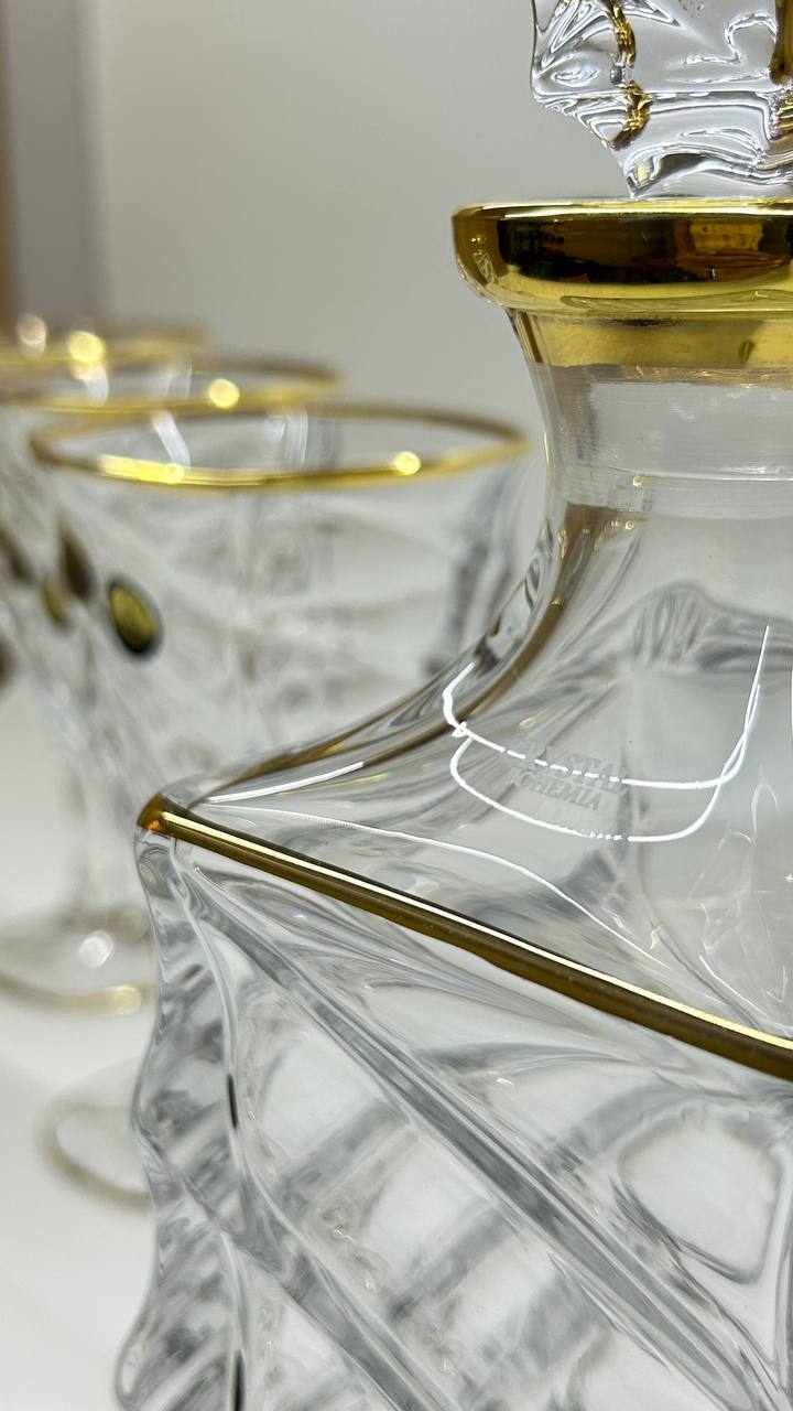 ALEXANDRA crystal liquor set 7 pcs