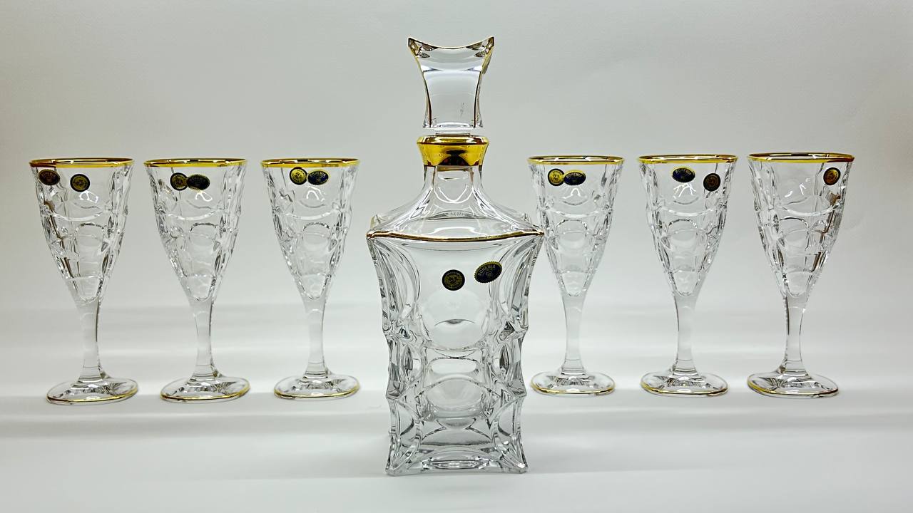 HELENA crystal liquor set 7 pcs