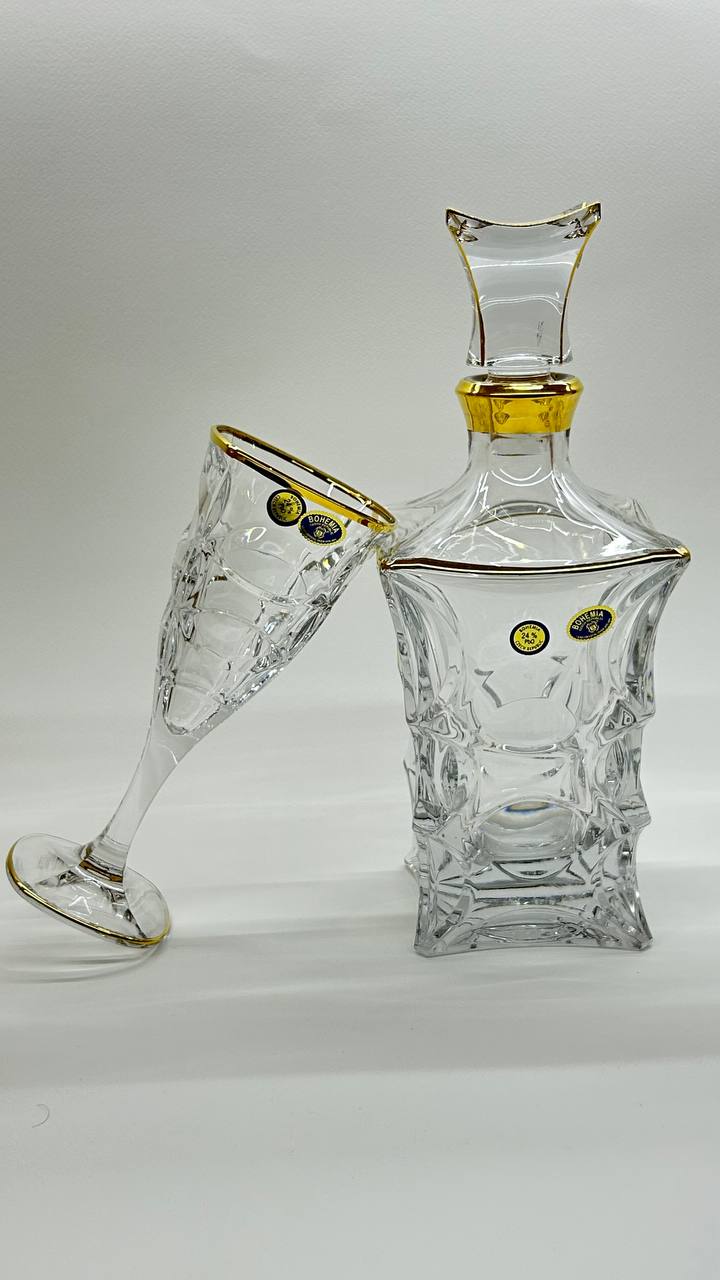 HELENA crystal liquor set 7 pcs