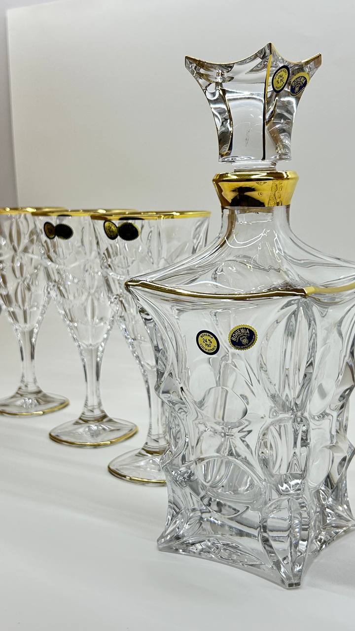 HELENA crystal liquor set 7 pcs