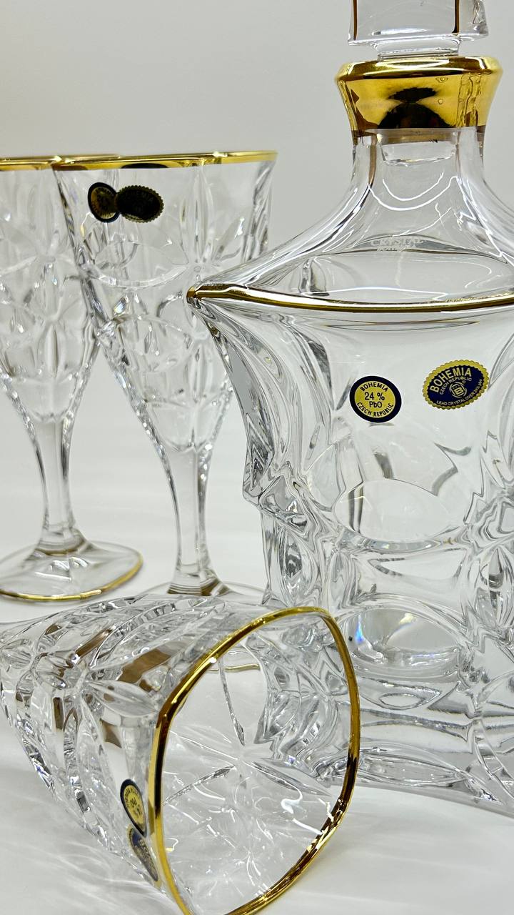 HELENA crystal liquor set 7 pcs