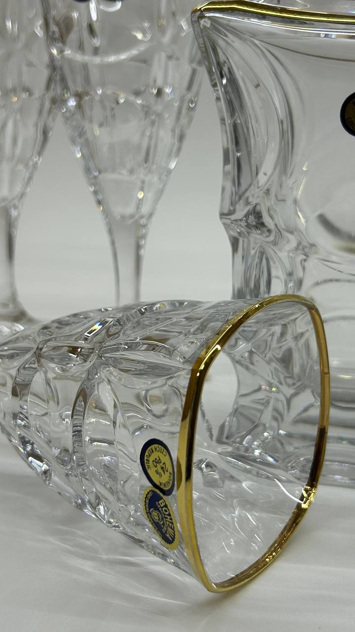 MARGARET crystal liquor set 7 pcs