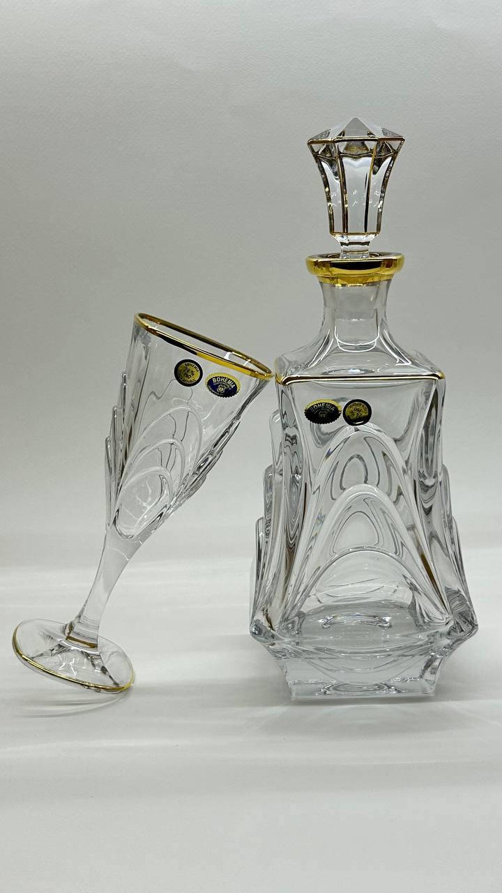 MARGARET crystal liquor set 7 pcs