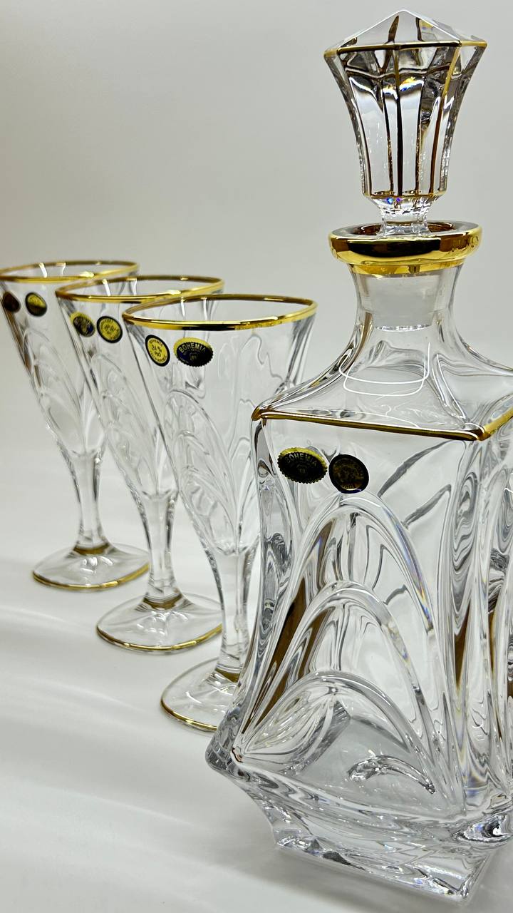 MARGARET crystal liquor set 7 pcs