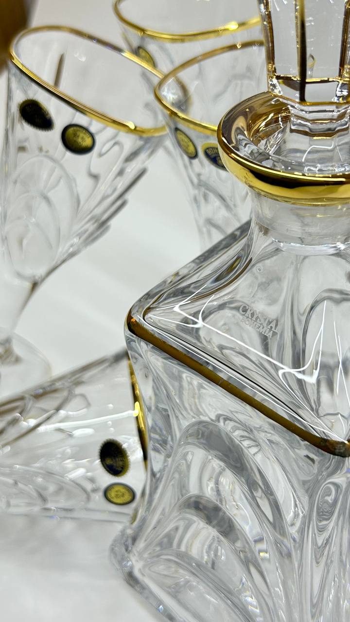 MARGARET crystal liquor set 7 pcs