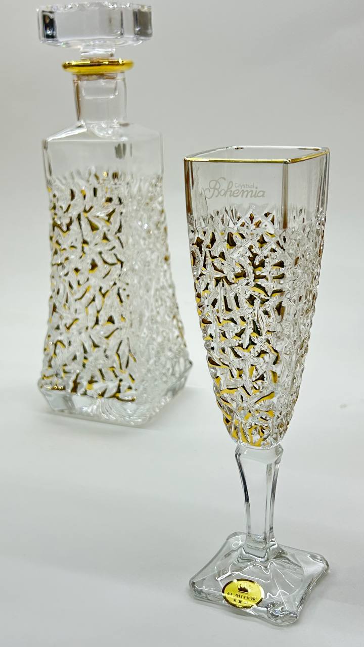 CHARLOTTE crystal liquor set 7 pcs