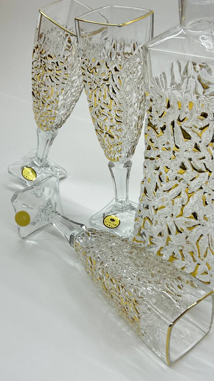 CHARLOTTE crystal liquor set 7 pcs