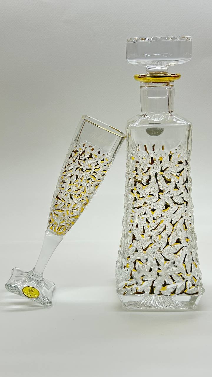 CHARLOTTE crystal liquor set 7 pcs
