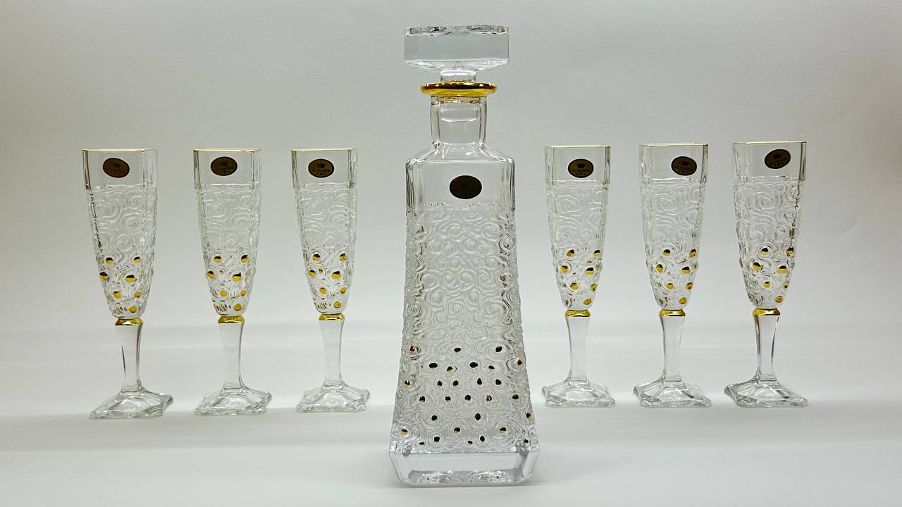 CATHERINA crystal liquor set 7 pcs