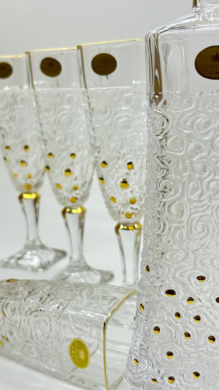 CATHERINA crystal liquor set 7 pcs